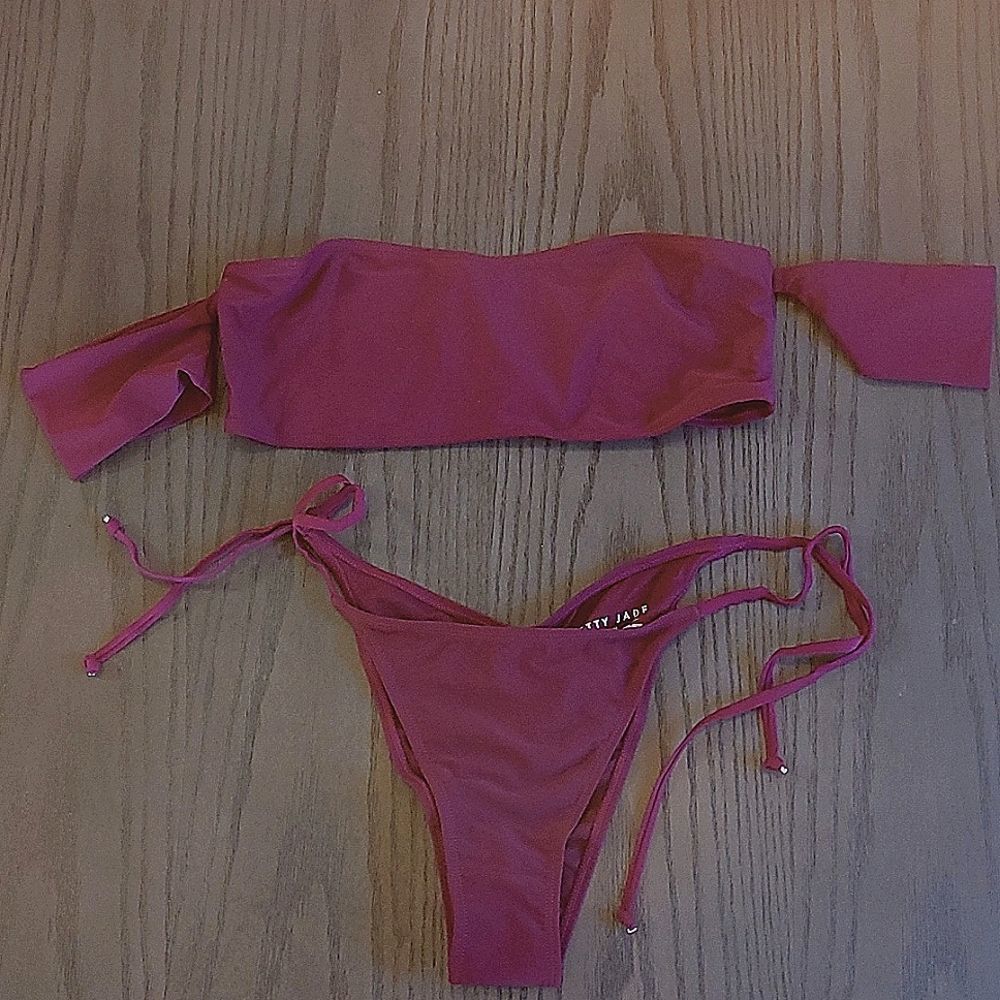 Two Peace Bikini Off The Shoulder